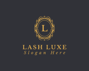 Luxurious Ornament Beauty Salon logo design