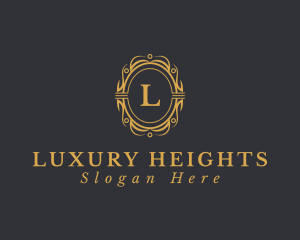 Luxurious Ornament Beauty Salon logo design