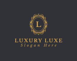 Luxurious Ornament Beauty Salon logo design