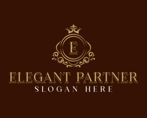 Elegant Crown Boutique logo design