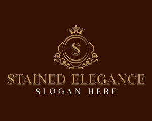 Elegant Crown Boutique logo design