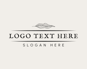 Stationery - Fashion Leaf Boutique logo design