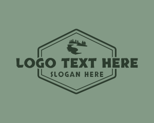 Hexagon - Green Mountain Trail logo design