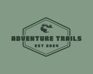 Outdoor Mountain Trail logo design