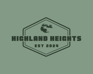 Outdoor Mountain Trail logo design