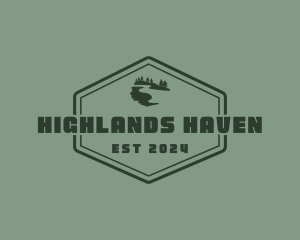 Outdoor Mountain Trail logo design