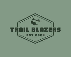 Outdoor Mountain Trail logo design