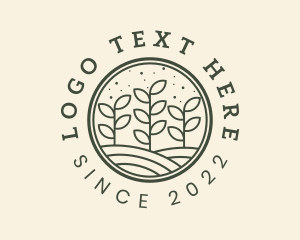 Ecology - Leaf Plantation Farm logo design