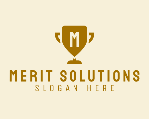 Merit - Tournament Winner Trophy logo design