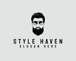 Barbershop - Man Fashion Sunglasses logo design