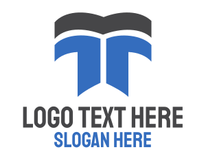 Letter T - Modern Letter T logo design
