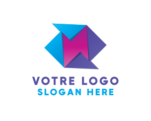 Mobile Application - Origami Tech App logo design