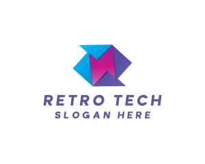 Origami Tech App logo design