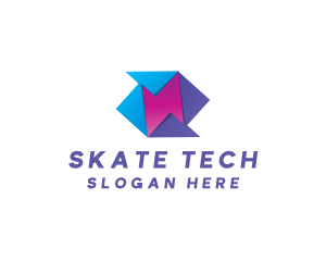 Origami Tech App logo design