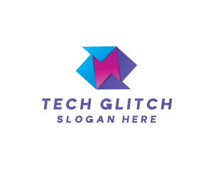 Origami Tech App logo design