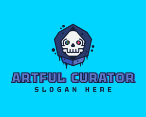 Gaming  Skull Gamer Avatar logo design