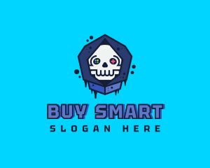 Gaming  Skull Gamer Avatar logo design