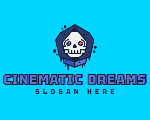 Gaming  Skull Gamer Avatar logo design