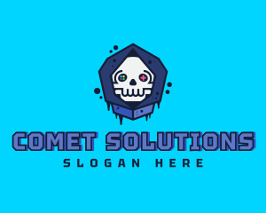 Gaming  Skull Gamer Avatar logo design