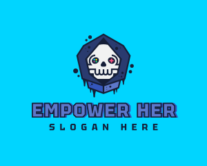 Gaming  Skull Gamer Avatar logo design