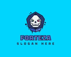 Gaming  Skull Gamer Avatar logo design