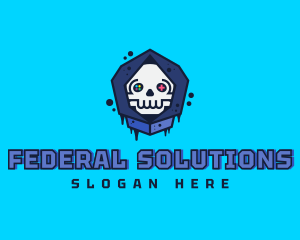 Gaming  Skull Gamer Avatar logo design