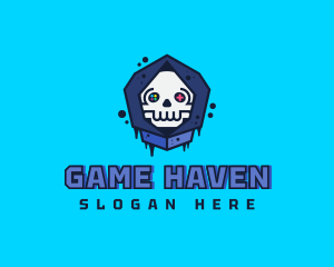 Gamer - Gaming  Skull Gamer Avatar logo design