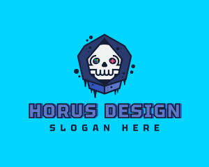 Gaming  Skull Gamer Avatar logo design