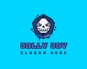 Gaming  Skull Gamer Avatar logo design