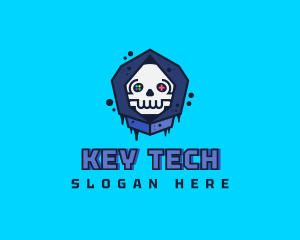 Gaming  Skull Gamer Avatar logo design