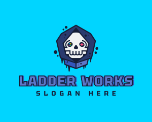 Gaming  Skull Gamer Avatar logo design