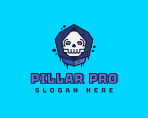 Gaming  Skull Gamer Avatar logo design