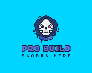 Gaming  Skull Gamer Avatar logo design