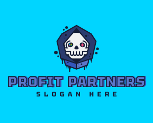 Gaming  Skull Gamer Avatar logo design