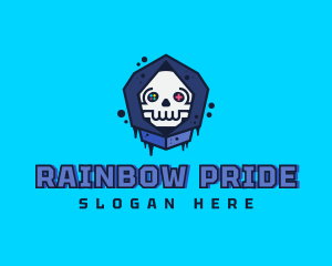 Gaming  Skull Gamer Avatar logo design