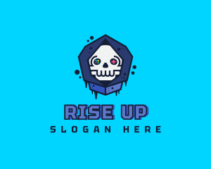 Gaming  Skull Gamer Avatar logo design