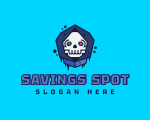 Gaming  Skull Gamer Avatar logo design