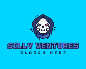 Gaming  Skull Gamer Avatar logo design