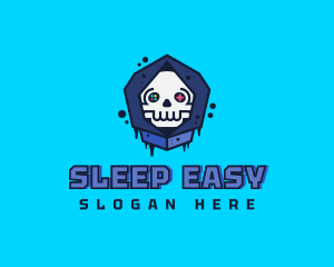 Gaming  Skull Gamer Avatar logo design