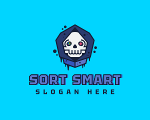 Gaming  Skull Gamer Avatar logo design