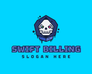 Gaming  Skull Gamer Avatar logo design