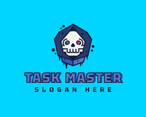 Gaming  Skull Gamer Avatar logo design