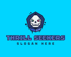 Gaming  Skull Gamer Avatar logo design