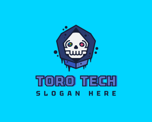 Gaming  Skull Gamer Avatar logo design