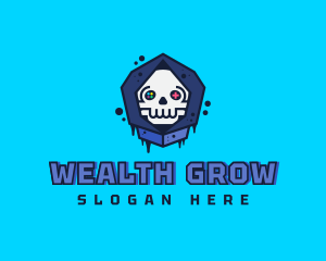 Gaming  Skull Gamer Avatar logo design