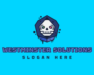 Gaming  Skull Gamer Avatar logo design