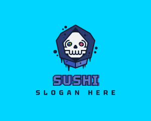 Gaming  Skull Gamer Avatar logo design