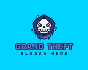 Gaming  Skull Gamer Avatar logo design