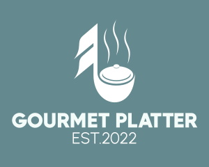 Music Gourmet Diner  logo design