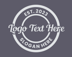 Business - Simple Script Round logo design